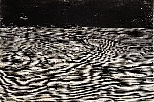 Magisches Feld 2, 1971, Holzschnitt, 37,5x50,5 cm