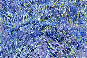 Lichtfeld, 2021, Lavendel, Acryl, Sand, Pigment, Oel auf Leinwand, 60x60cm