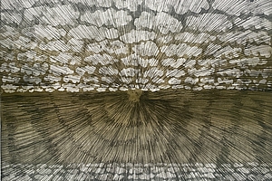 Energiefeld 1, 1979, Aquatintaradierung, 81x61,5 cm