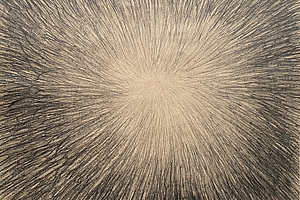 Quellgebiet Energiefeld, 1979, Bleistift auf Karton, 90x70 cm