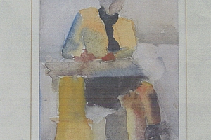 Katharina Lanfranconi, Aquarell, Maerz, 1965