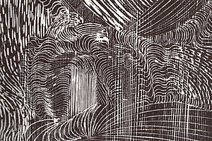 Schichten, Holzschnitt, E.A., Aufl.120_, 29.7x21.2cm, 44x30.9cm, 1979