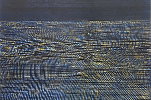 Feld, 1996, Holzschnitt, 50,5x64 cm